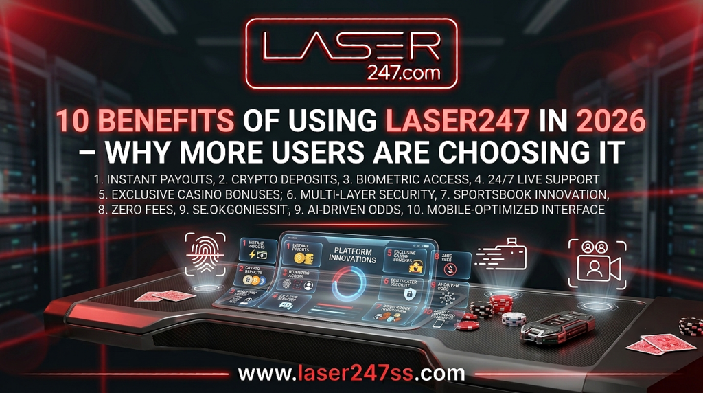 10 benefits of using Laser247 in 2026 featuring secure access, smooth navigation, reliable performance, and user-friendly tools.