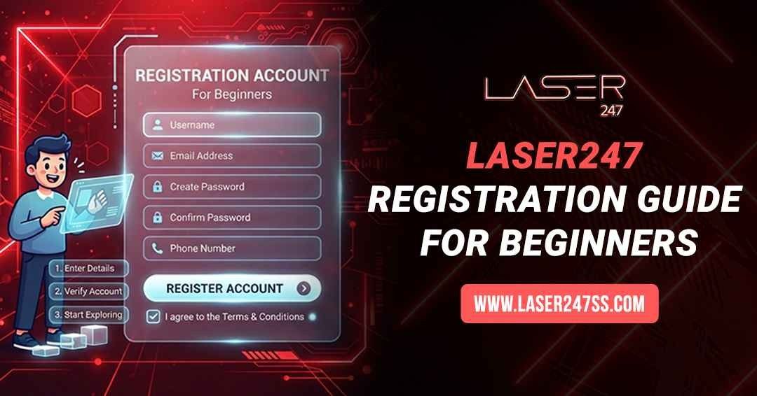 Laser247 registration guide for beginners explaining account creation, registration steps, profile setup, and secure access.