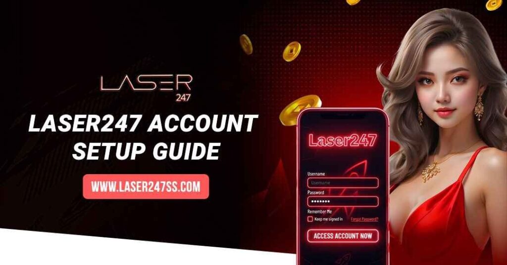 Laser247 account setup guide explaining account creation, profile configuration, verification process, and secure access steps.