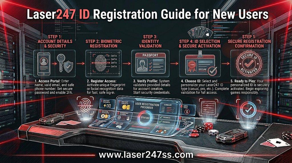 Laser247 ID registration guide showing account creation, verification process, secure access setup, and beginner-friendly instructions.