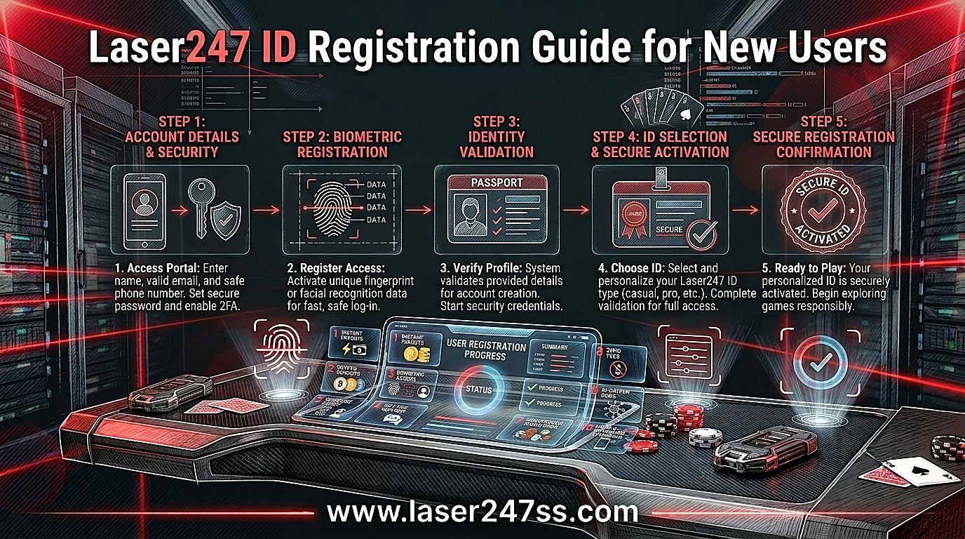 Laser247 ID registration guide showing account creation, verification process, secure access setup, and beginner-friendly instructions.