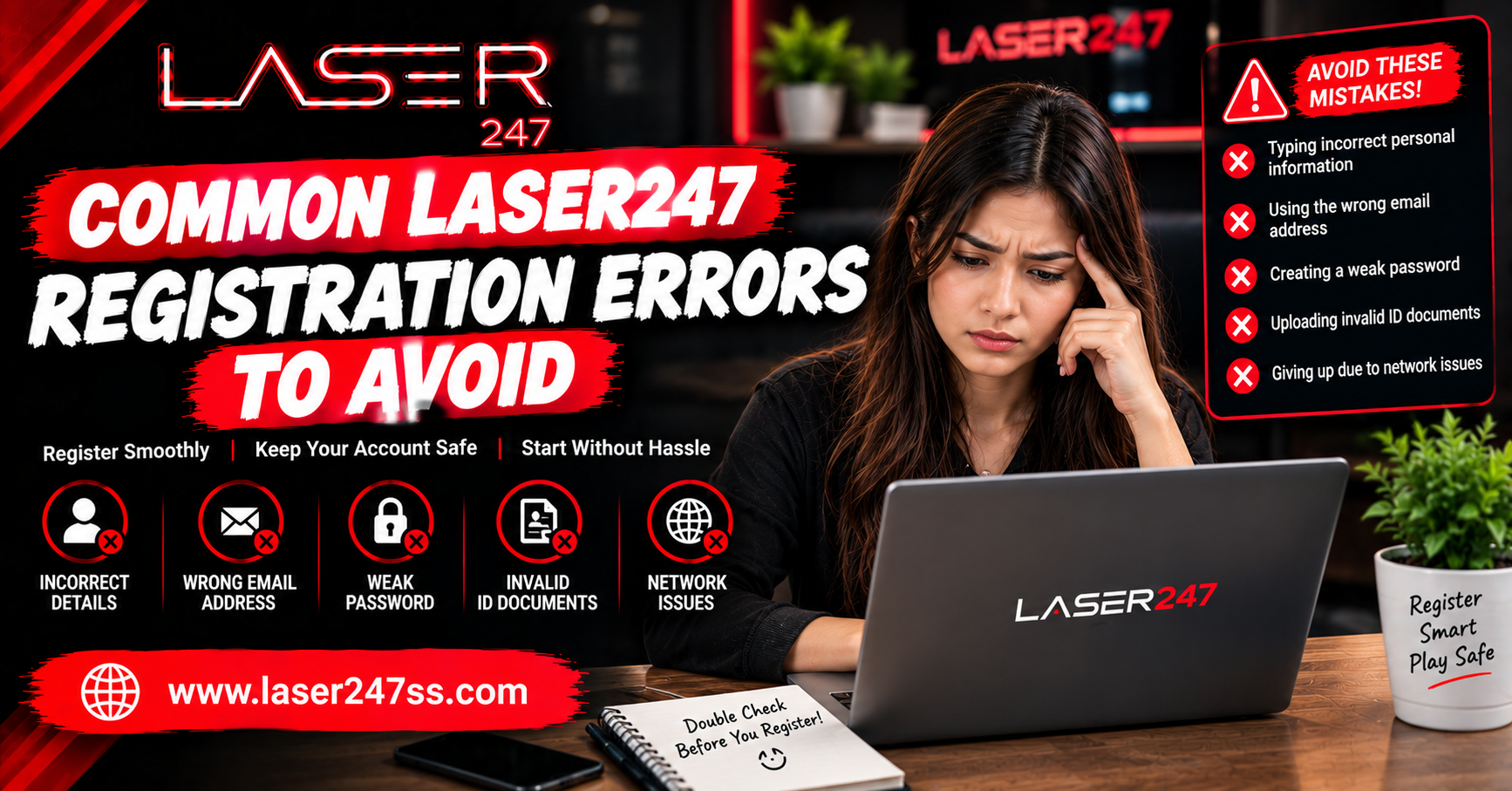 Common Laser247 registration errors explained with account setup tips, verification guidance, and registration best practices.