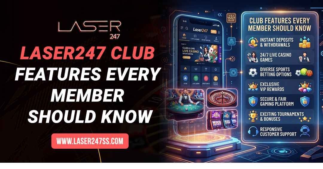 Laser247 Club features guide highlighting membership tools, account access, user benefits, secure navigation, and platform insights.